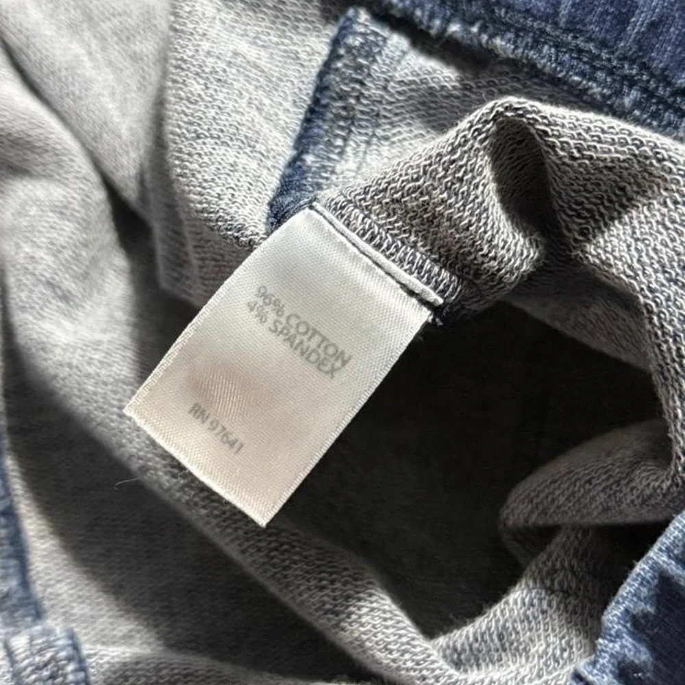 J Jill Pure Jill Indigo Pull On Shorts Blue Elastic Waist Pockets Medium